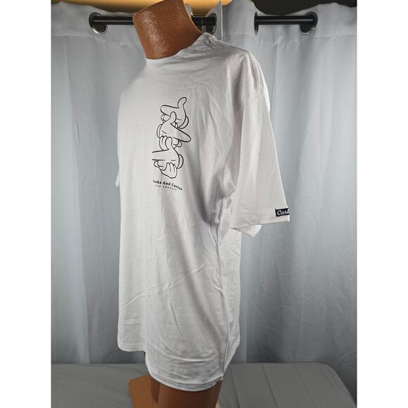 Crooks & Castles White Graphic T-Shirt Size Medium NWT - Picture 3 of 11